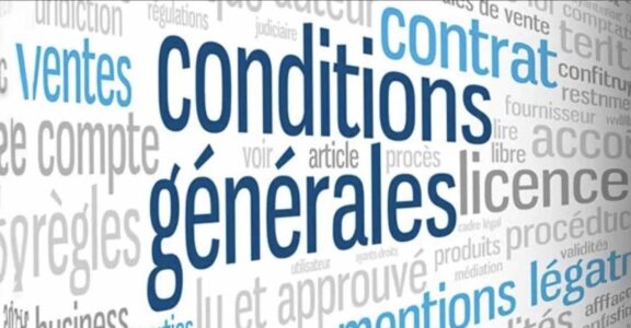 CONDITIONS GÉNÉRALES DE VENTE